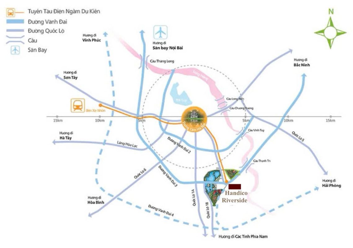 HANDICO RIVERSIDE lien ket vung handico riverside hoang mai