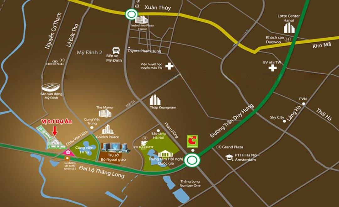 DỰ ÁN NHÓM NHÀ Ở TÂY NAM MỄ TRÌ vi tri nhom nha o xa hoi tay nam me tri